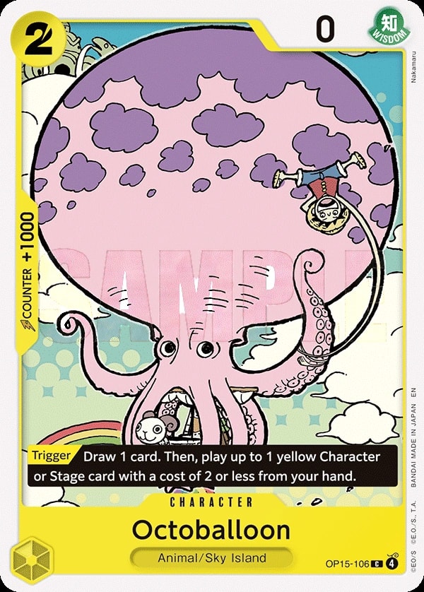 Octoballoon (OP15-106) — Common One Piece card