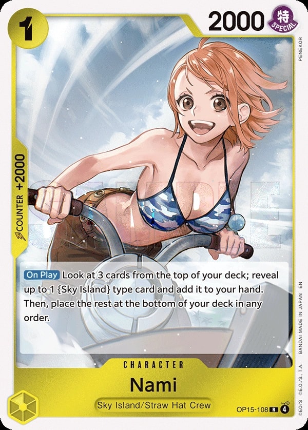Nami (OP15-108) — Rare One Piece card