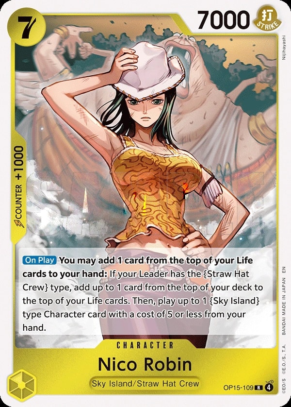 Nico Robin (OP15-109) — Rare One Piece card