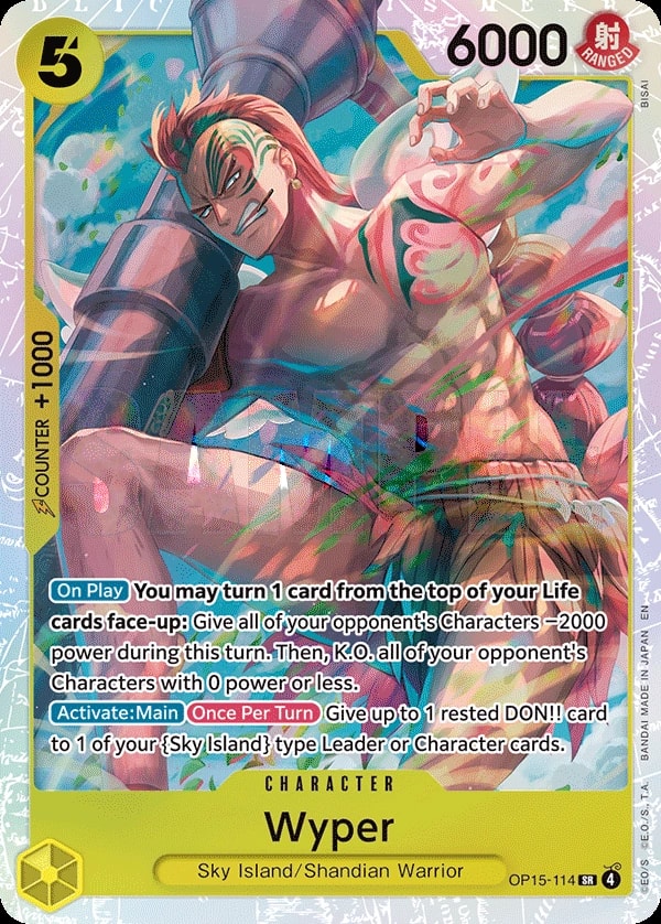 Wyper OP15-114 One Piece card
