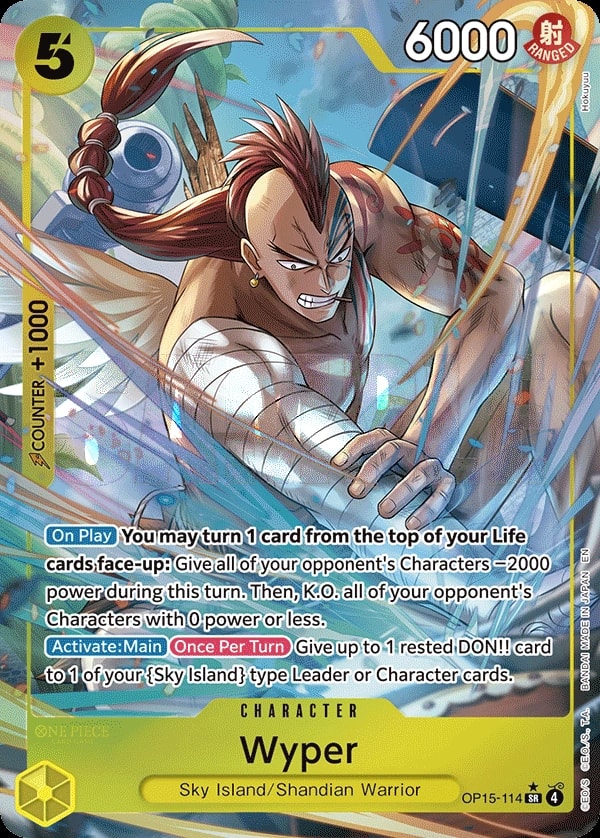 Wyper (114) (Alternate Art) One Piece card