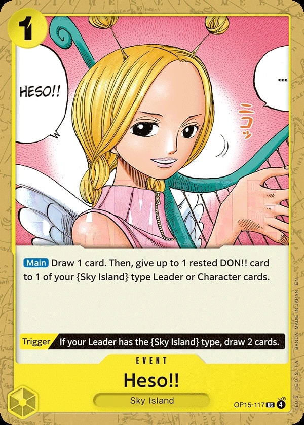 Heso!! (OP15-117) — Uncommon One Piece card