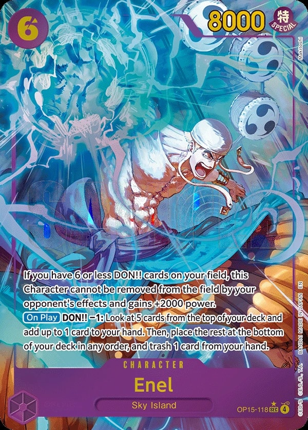 Enel (118) (OP15-118) One Piece card