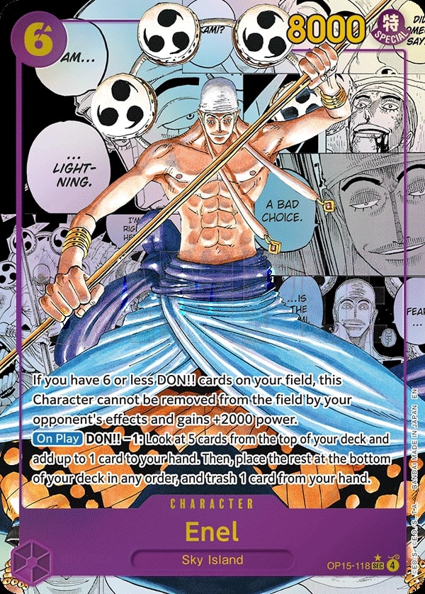 Enel (118) (OP15-118) One Piece card