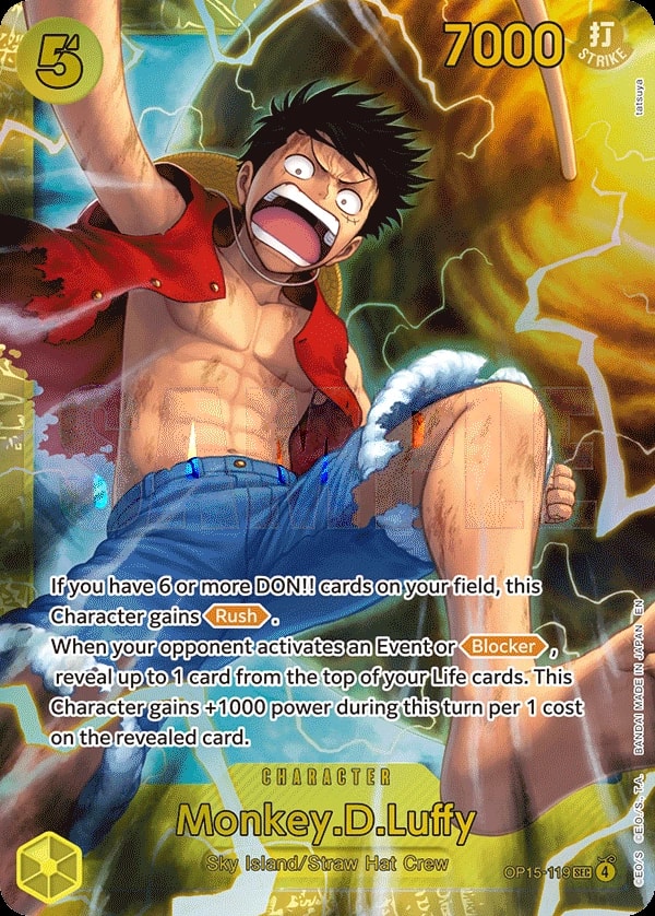 Monkey.D.Luffy OP15-119 One Piece card