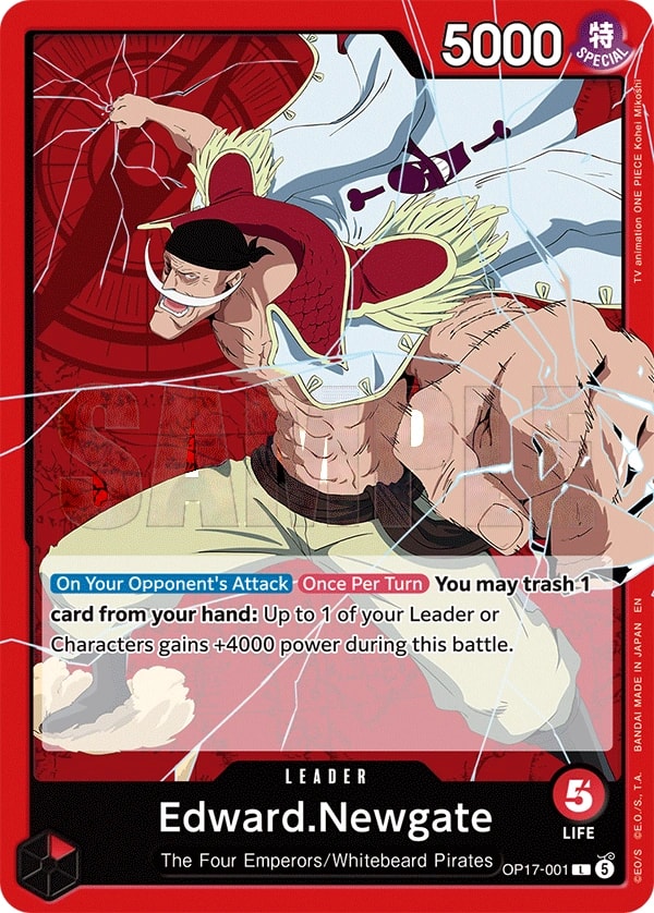 Edward.Newgate OP17-001 One Piece card