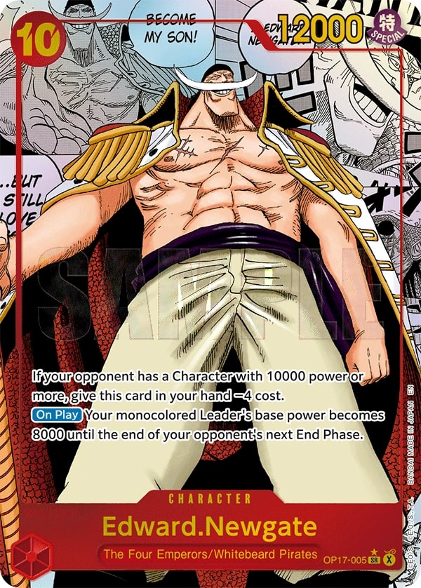 Edward.Newgate (005) (Manga) One Piece card