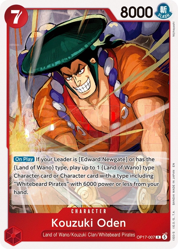 Kouzuki Oden OP17-007 One Piece card