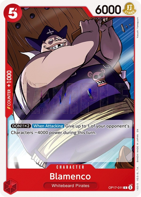 Blamenco OP17-011 One Piece card