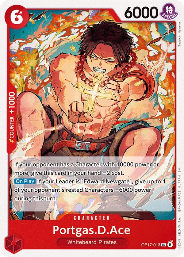 Portgas.D.Ace OP17-013 One Piece card