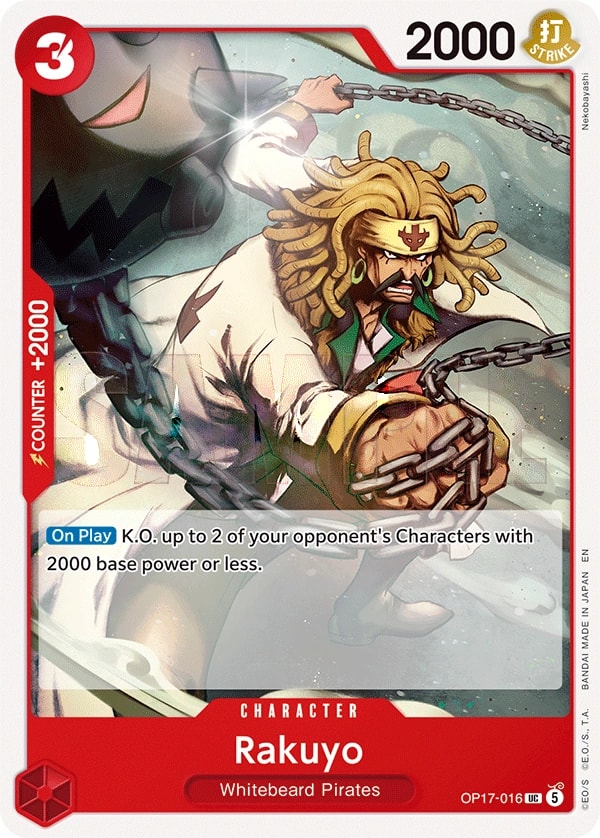 Rakuyo OP17-016 One Piece card