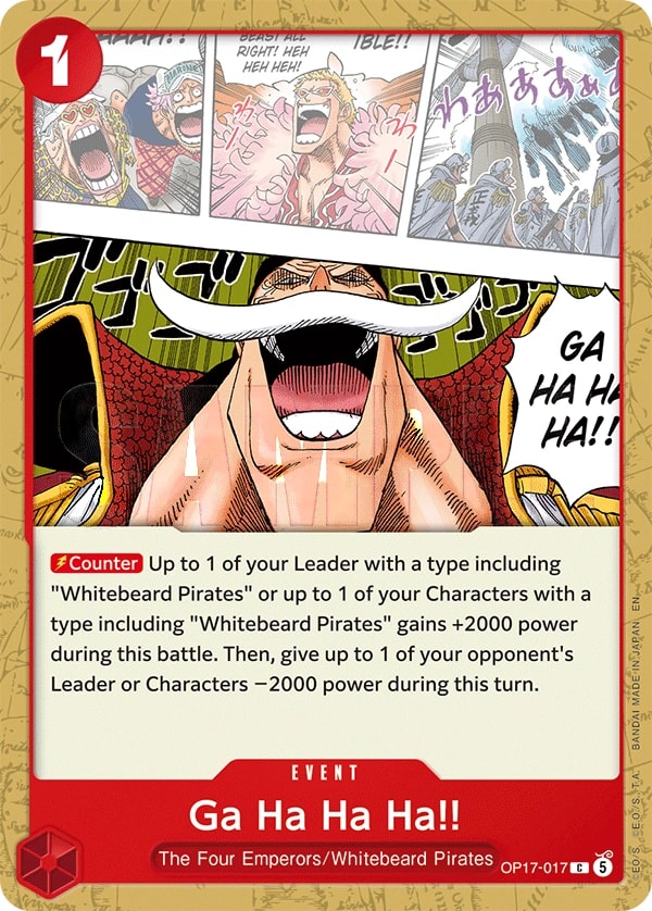 Ga Ha Ha Ha!! OP17-017 One Piece card