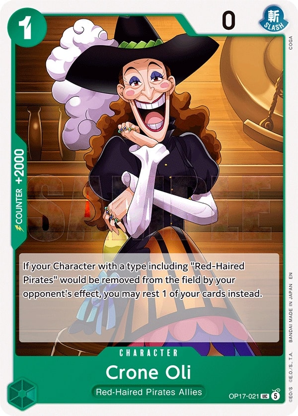 Crone Oil OP17-021 One Piece card