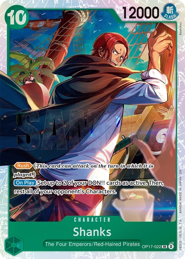 Shanks OP17-022 One Piece card