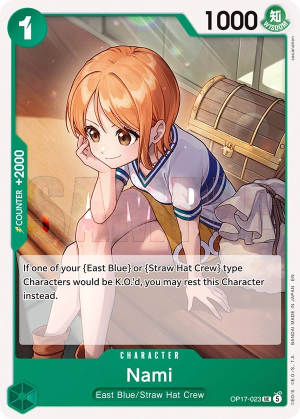 Nami OP17-023 One Piece card