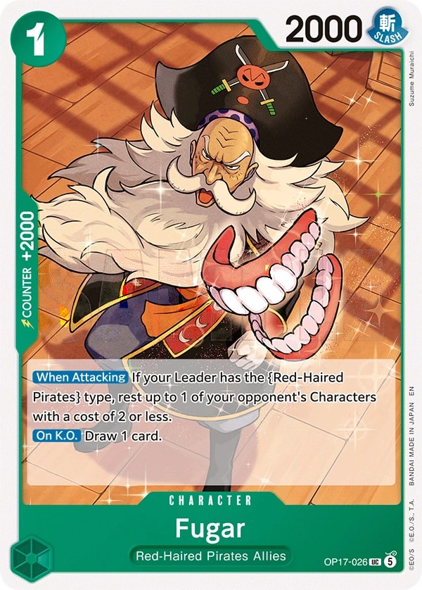 Fugar OP17-026 One Piece card