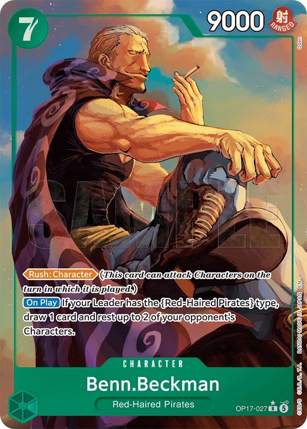 Benn.Beckman (027) (Alternate Art) One Piece card