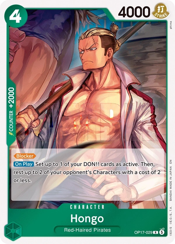 Hongo OP17-029 One Piece card