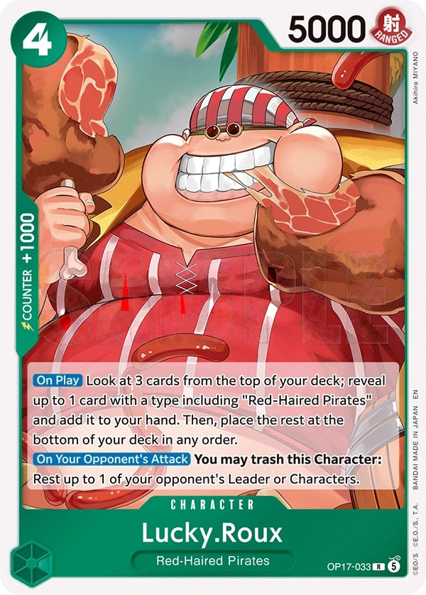 Lucky.Roux OP17-033 One Piece card
