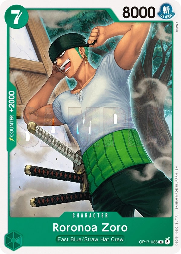 Roronoa Zoro OP17-035 One Piece card