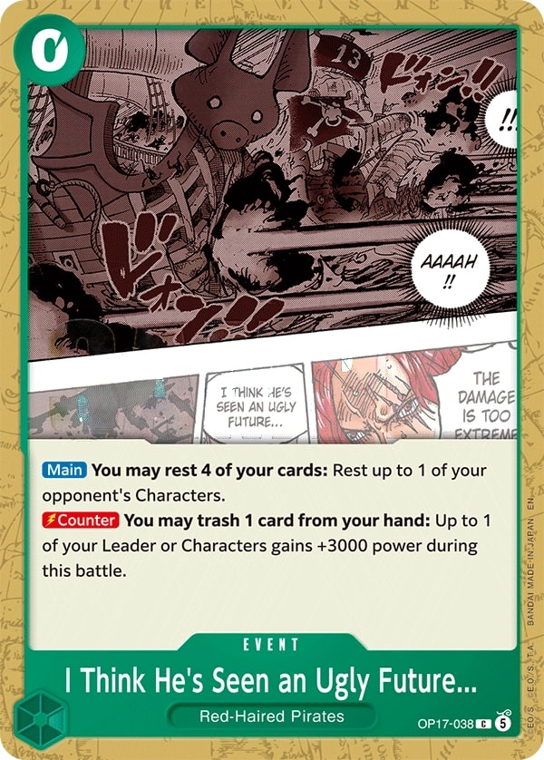 I Think He's Seen an Ugly Future... OP17-038 One Piece card