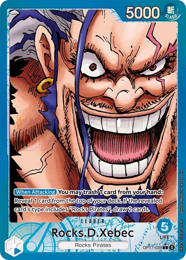 Rocks.D.Xebec (039) (Alternate Art) One Piece card