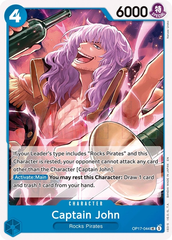 Captain John OP17-044 One Piece card