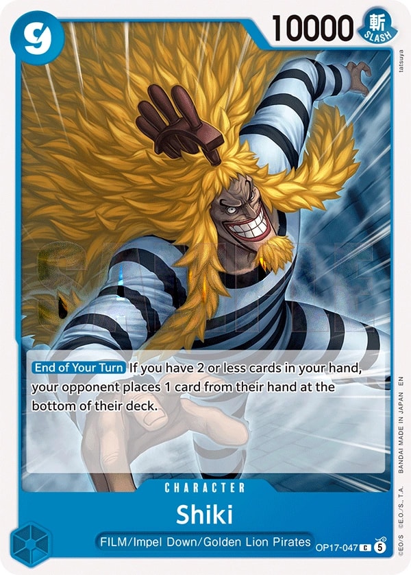 Shiki OP17-047 One Piece card