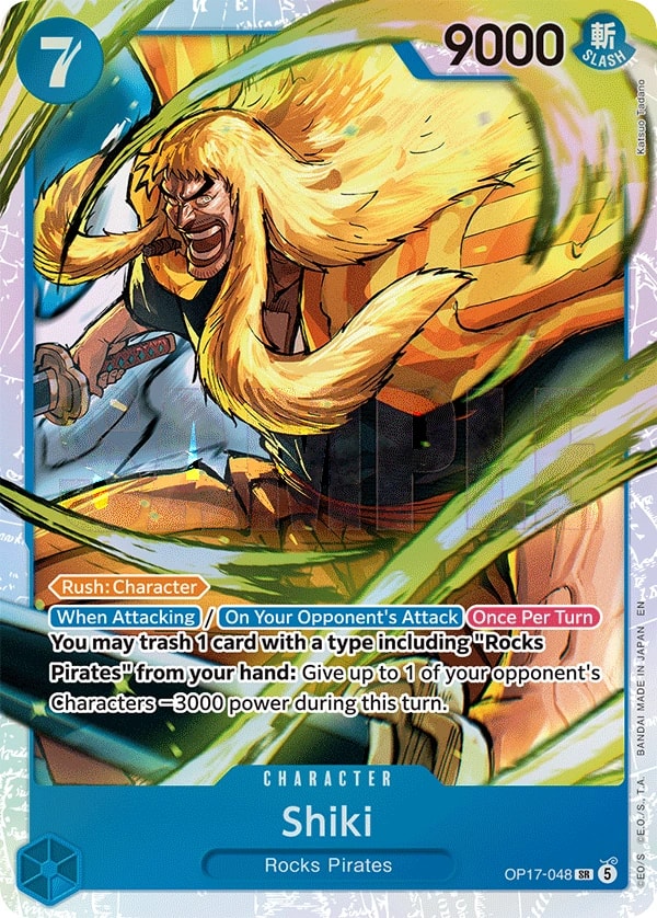 Shiki OP17-048 One Piece card