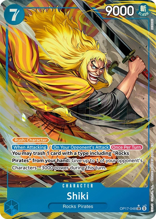 Shiki (048) (Alternate Art) One Piece card