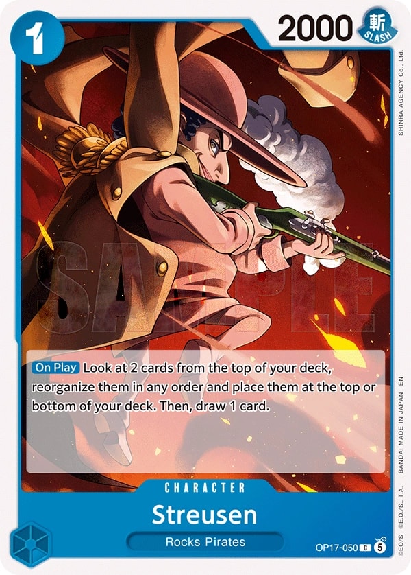 Streusen OP17-050 One Piece card