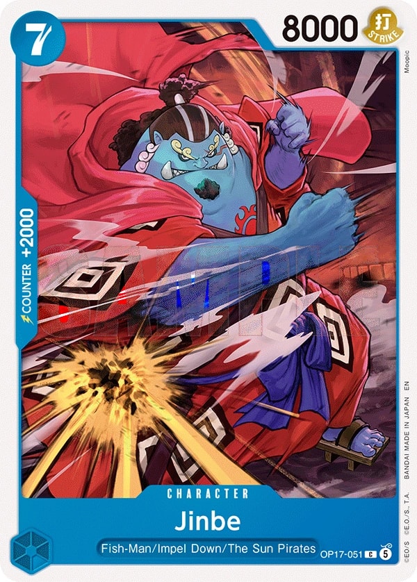 Jinbe OP17-051 One Piece card