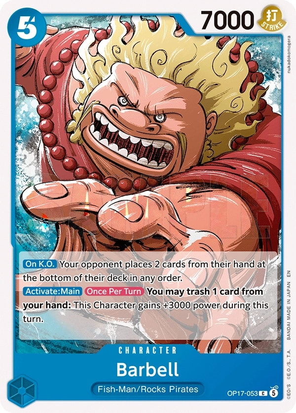 Barbell OP17-053 One Piece card