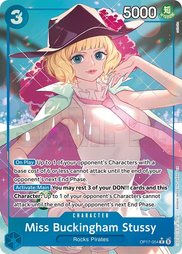 Miss Buckingham Stussy (054) (Alternate Art) One Piece card