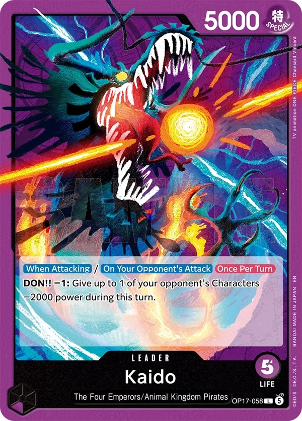 Kaido OP17-058 One Piece card