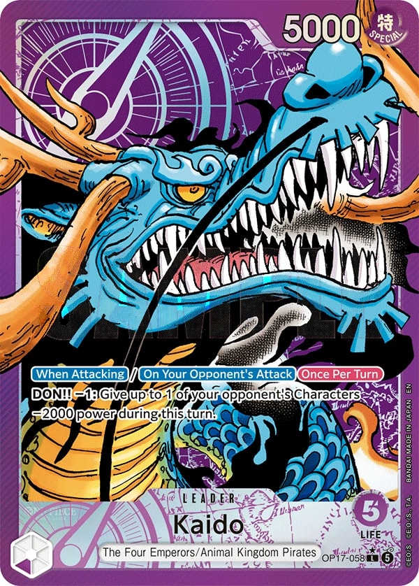 Kaido (058) (Alternate Art) One Piece card
