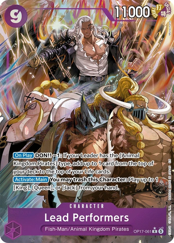 Lead Performers (061) (Alternate Art) One Piece card