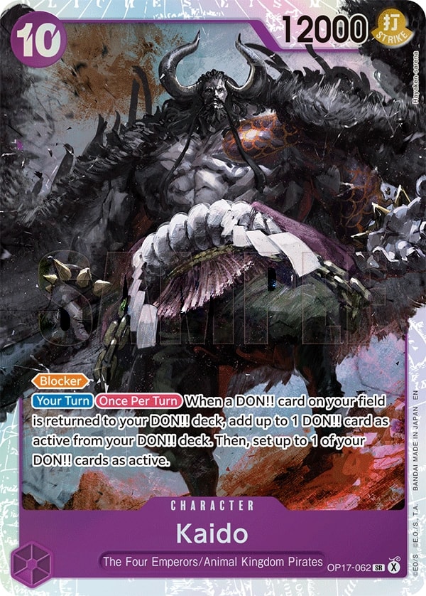 Kaido OP17-062 One Piece card