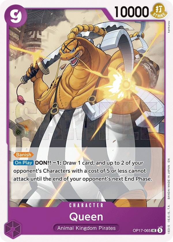 Queen OP17-065 One Piece card