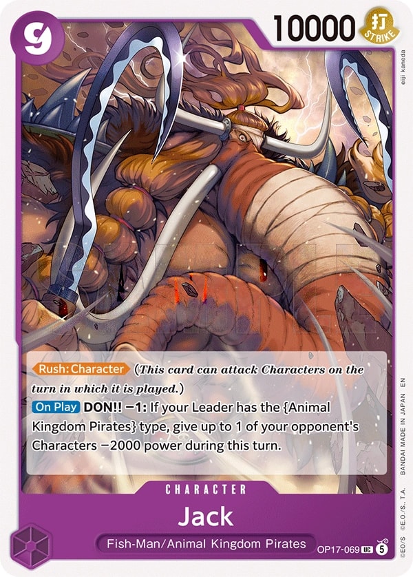 Jack OP17-069 One Piece card
