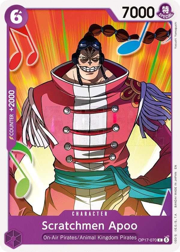 Scratchmen Apoo OP17-070 One Piece card