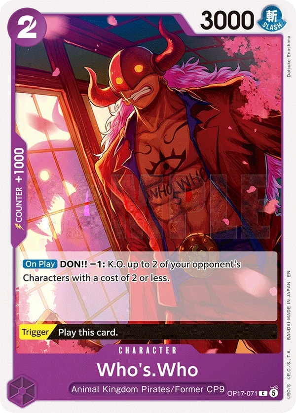 Who's.Who OP17-071 One Piece card