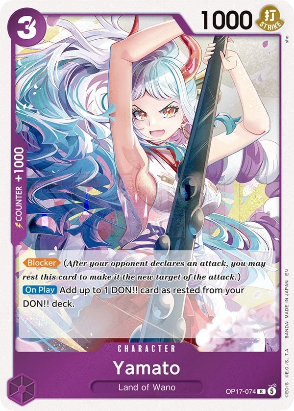 Yamato OP17-074 One Piece card