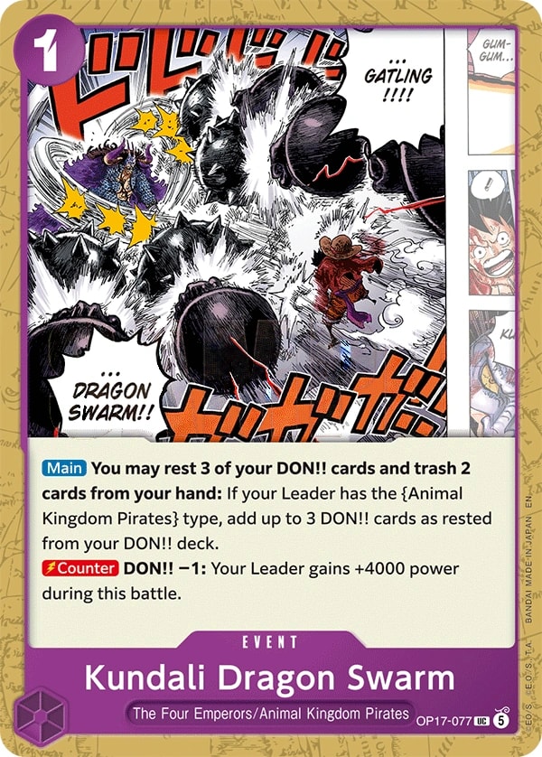 Kundali Dragon Swarm OP17-077 One Piece card