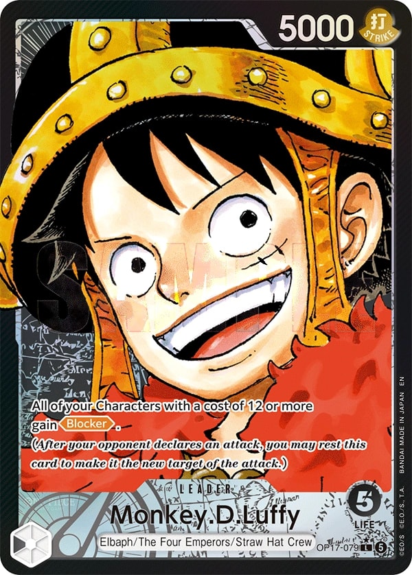Monkey.D.Luffy (079) (Alternate Art) One Piece card