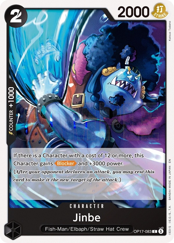 Jinbe OP17-083 One Piece card