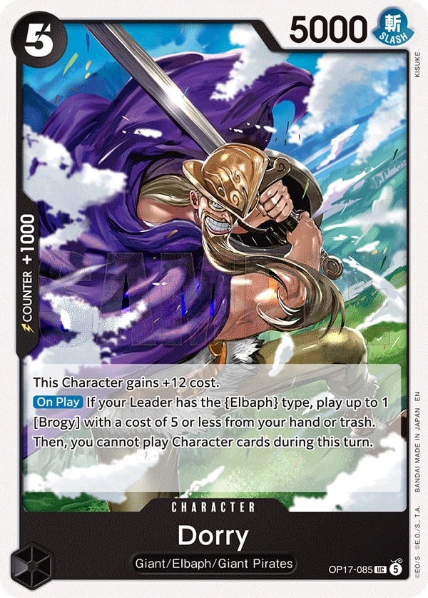 Dorry OP17-085 One Piece card