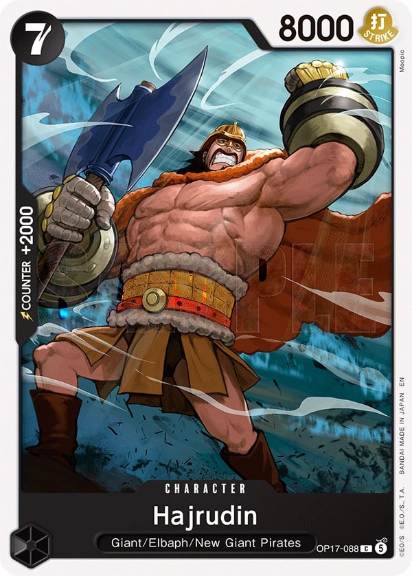 Hajrudin OP17-088 One Piece card