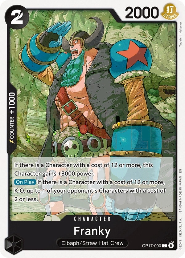 Franky OP17-090 One Piece card