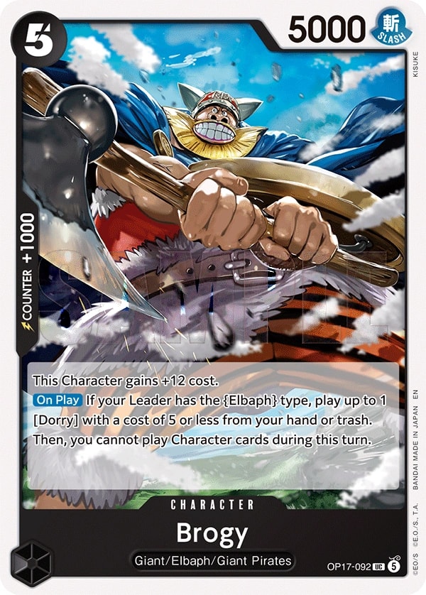 Brogy OP17-092 One Piece card